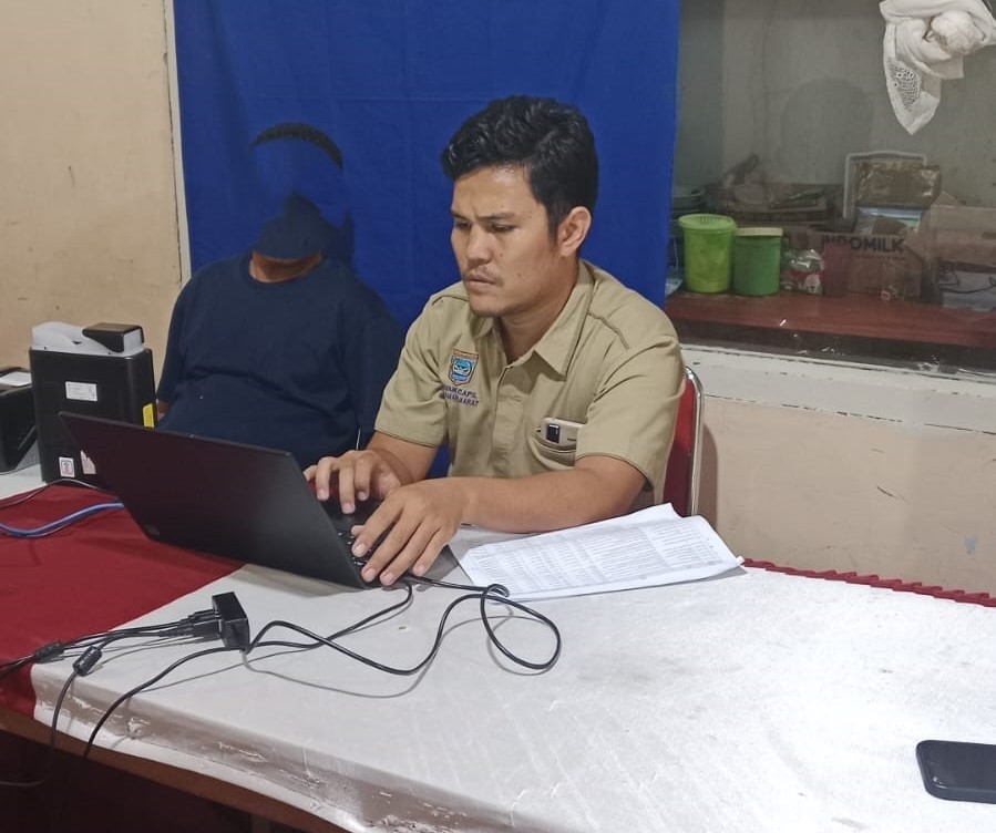 Rekam KTP-el Warga Binaan Lapas Talu